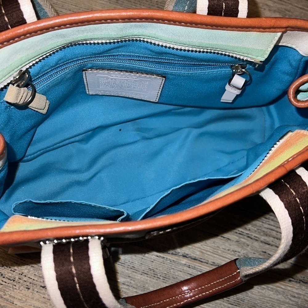 Coach Hamptons Water Color Small Handbag - Picture 5 of 12